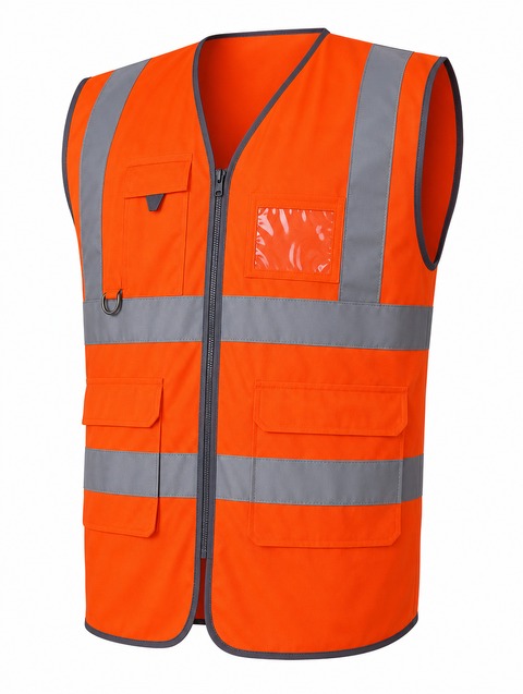 Reflective Safety Vest with Pocket